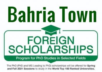 Bahria Town Foreign Scholarships