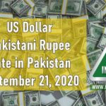 USD to PKR Dollar Rate in Pakistan US Dollar Pakistani Rupee Exchange Rate Rupee against Dollar