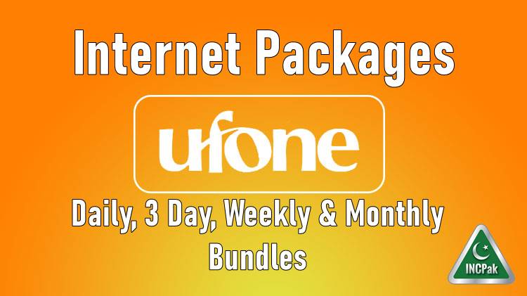 Ufone Internet Packages, Ufone Internet Bundles, Ufone Net Packages, Ufone Daily Internet, Ufone Weekly Internet, Ufone Monthly Internet
