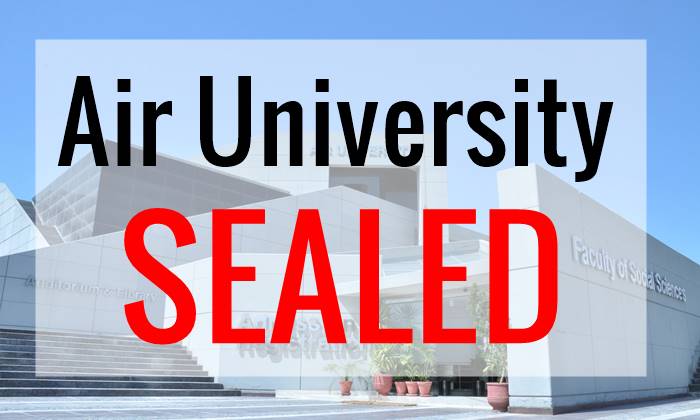 Air University Islamabad, Air University, Air University Sealed, Air University Islamabad Sealed