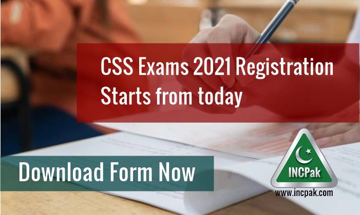 CSS exams 2021 registration starts from today [Download form]