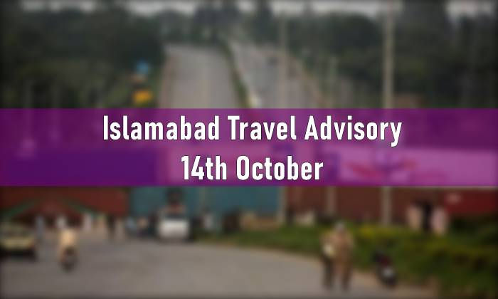Islamabad Travel Advisory