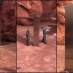 Utah Metal Monolith Metal Monolith Monolith Utah Desert