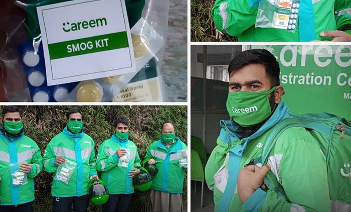Careem distributes smog safety kits to Captains amidst Covid-19
