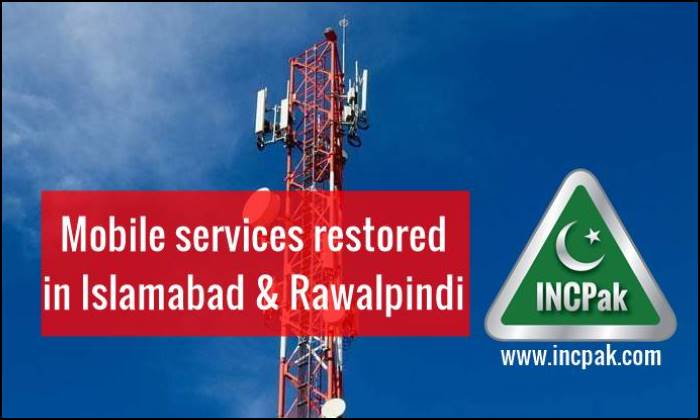 Cellular network services, cellular networks, mobile services suspended, mobile services, khadim hussain rizvi, TLP, Faizabad Dharna