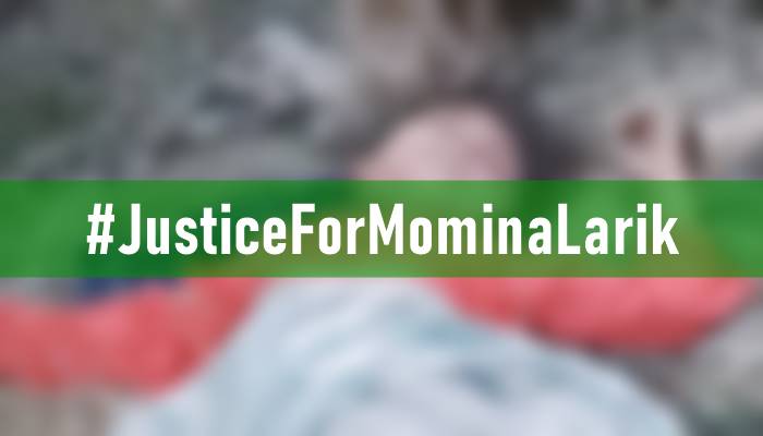 Momina Larik, Justice for Momina Larik, #JusticeForMominaLarik