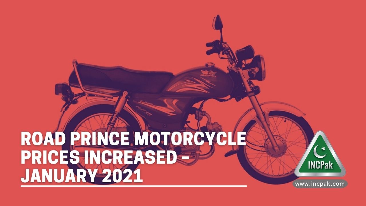 Road Prince Motorcycle Prices Increased – February 2021