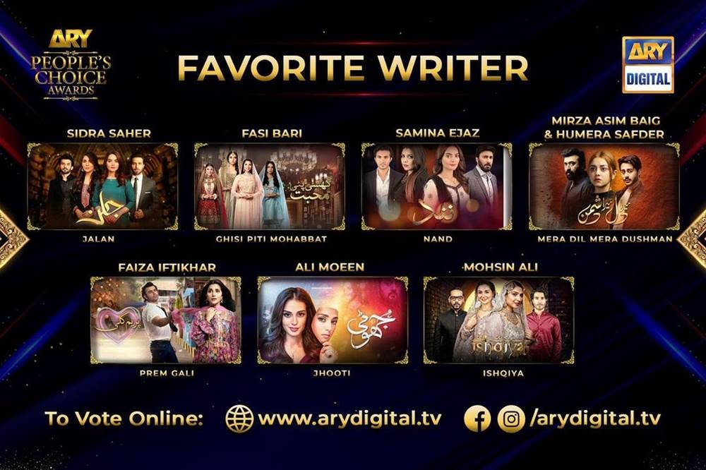 ARY People’s Choice Awards 2021, ARY People’s Choice Awards