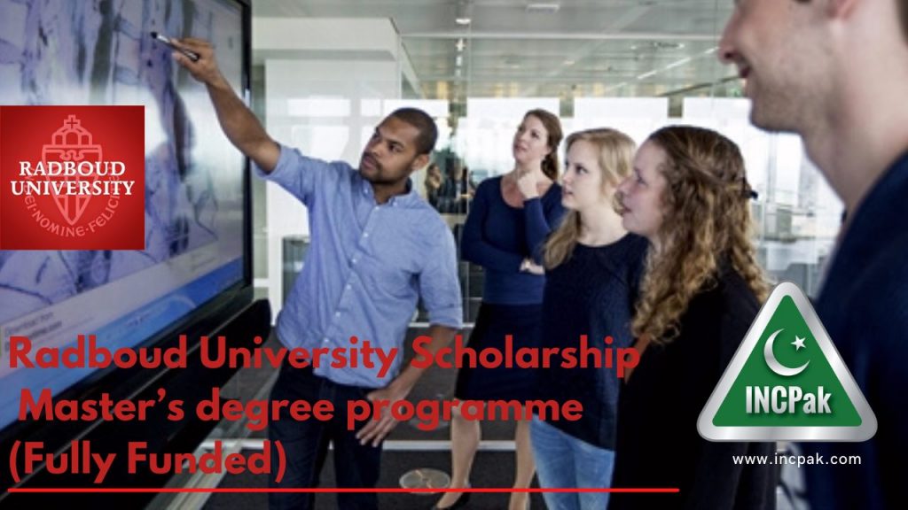 Radboud University Scholarship for  Master’s degree programme
