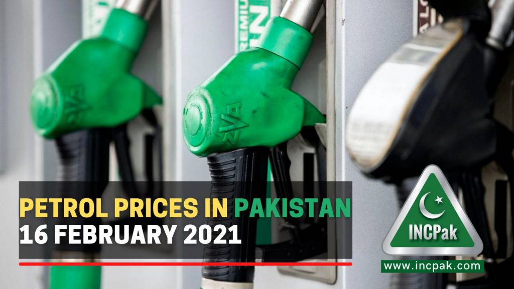 Petrol prices in Pakistan to remain unchanged  16 - 28 February 2021
