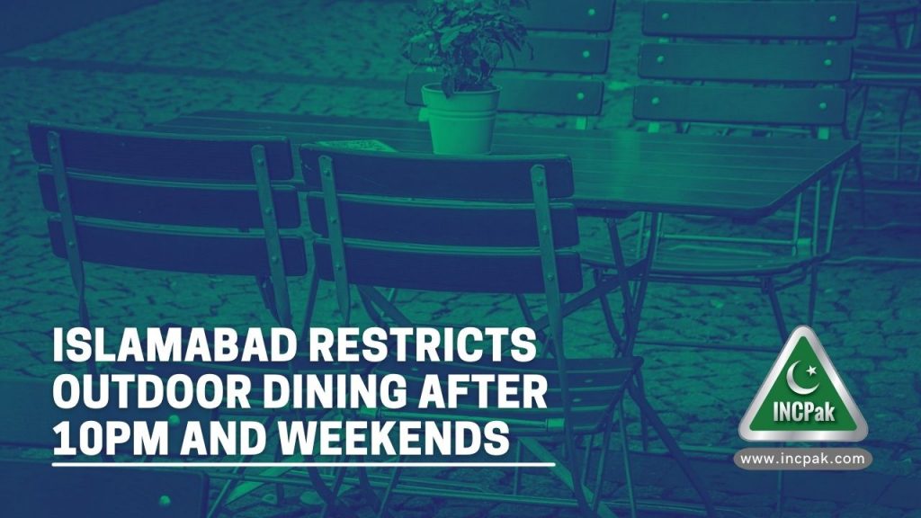 Islamabad dining, Islamabad outdoor dining, islamabad restaurants