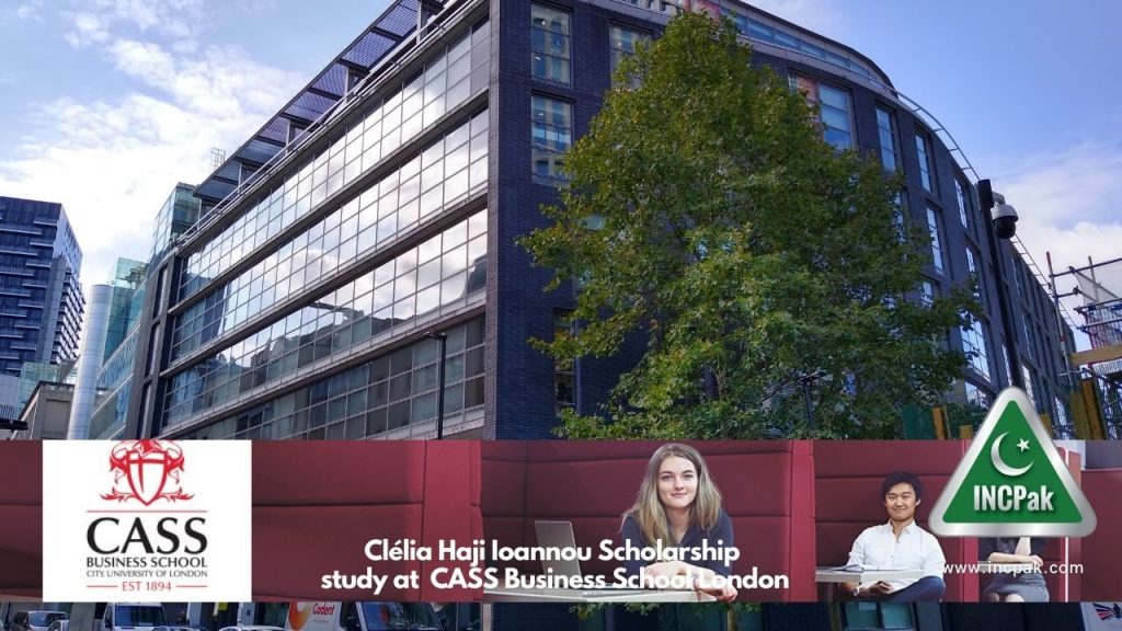 Clélia Haji Ioannou Scholarship study at  CASS Business School London