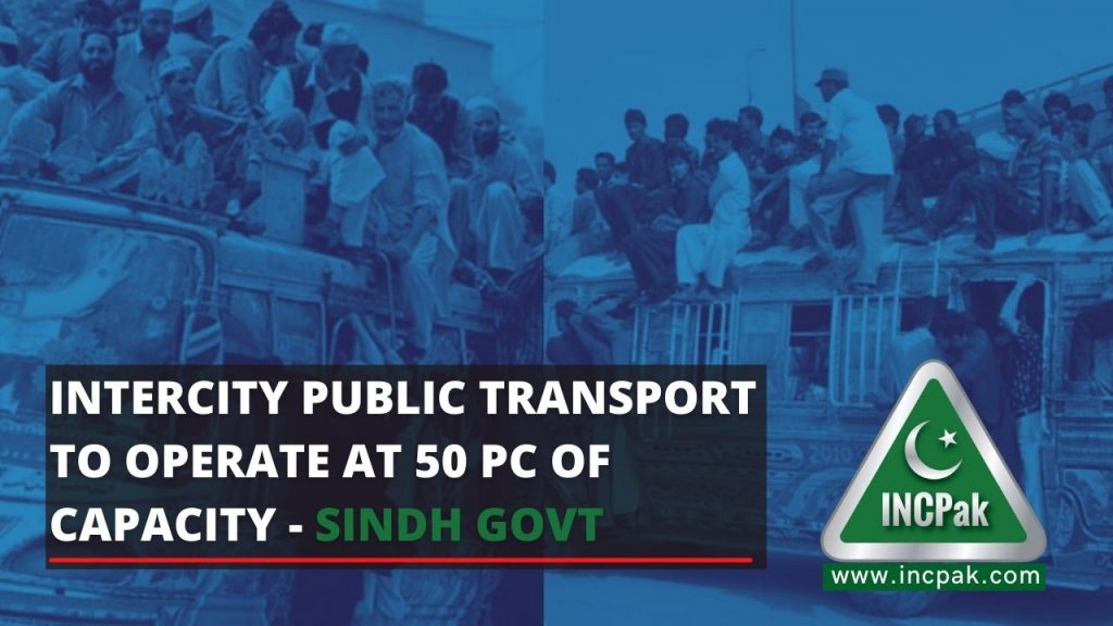 Intercity Public Transport to operate at 50 pc of capacity - Sindh Govt 