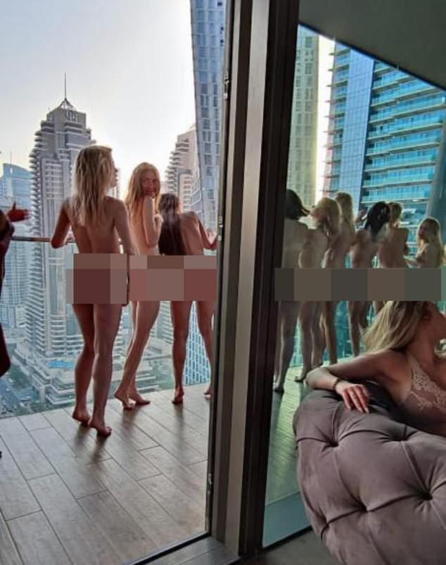 Publicity stunt in Dubai: 40 models arrested for posing naked