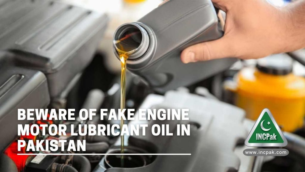 Fake Engine Oil. Fake Motor Oil, Lubricant Oil