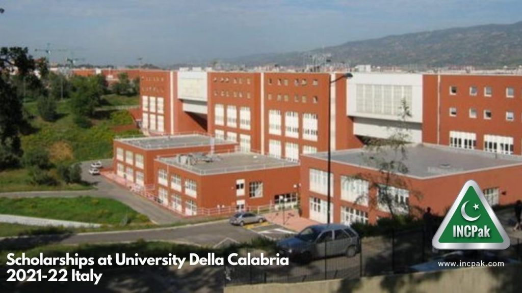Scholarships at University Della Calabria 2021-22 Italy
