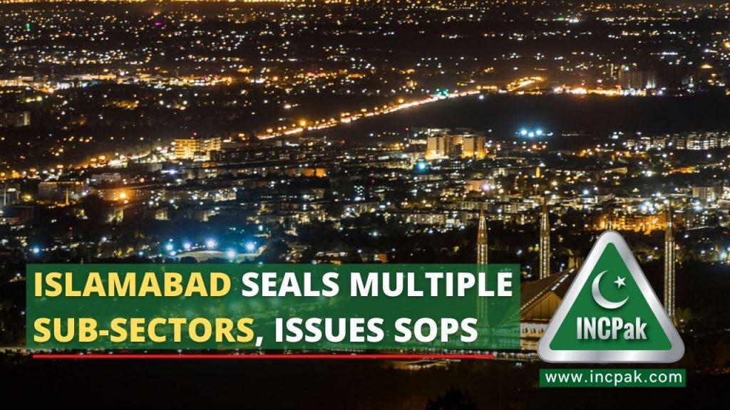 Islamabad seals sectors, islamabad