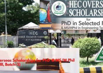 HEC Overseas Scholarships for PhD & MS/M.Phil (Phase-III, Batch-3)