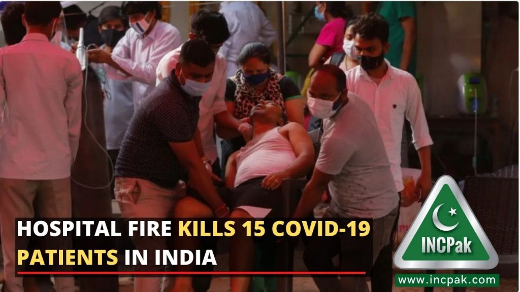 Hospital fire kills 15 Covid-19 patients in India