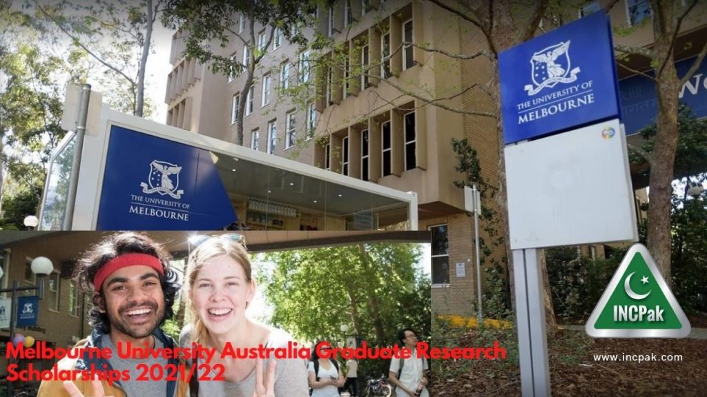 Melbourne University Australia Graduate Research Scholarships 2021/22