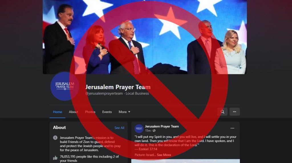 Jerusalem Prayer Team, Facebook, Israel, Palestine