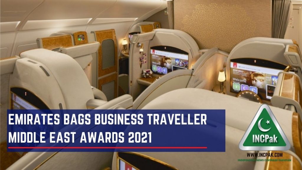 Emirates bags Business Traveller Middle East Awards 2021