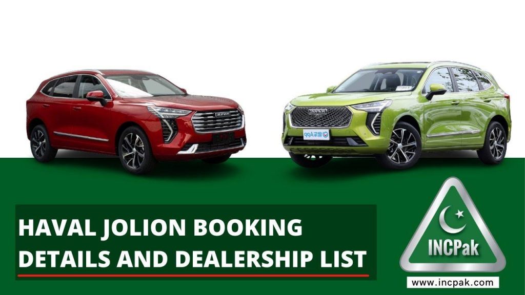 Haval Jolion, Haval Jolion Price, Haval Jolion Price in Pakistan, Haval Jolion Dealership List, Haval Jolion Booking