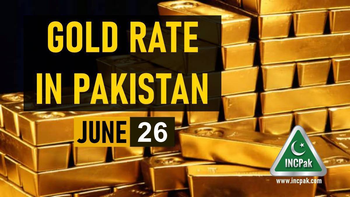 1 tola gold price in pakistan today 2021