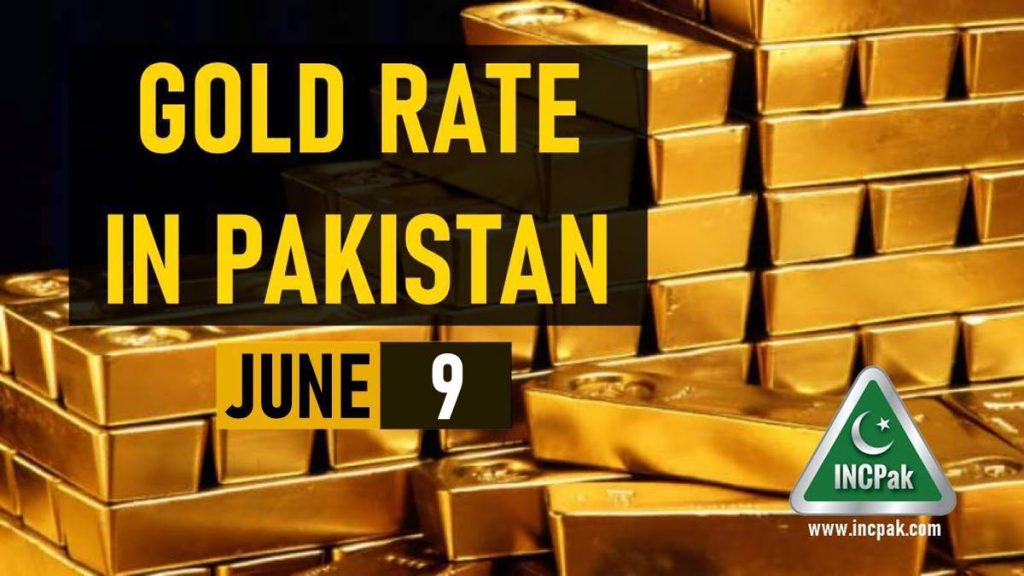 Gold Rate in Pakistan Today 9 June 2021 INCPak