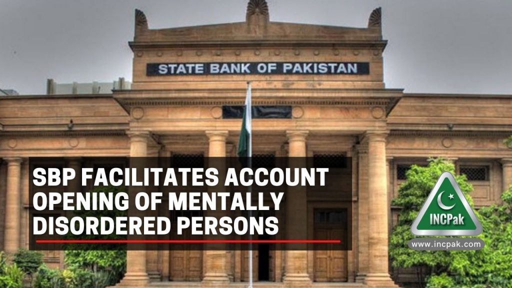 SBP account opening, SBP mentally disordered persons