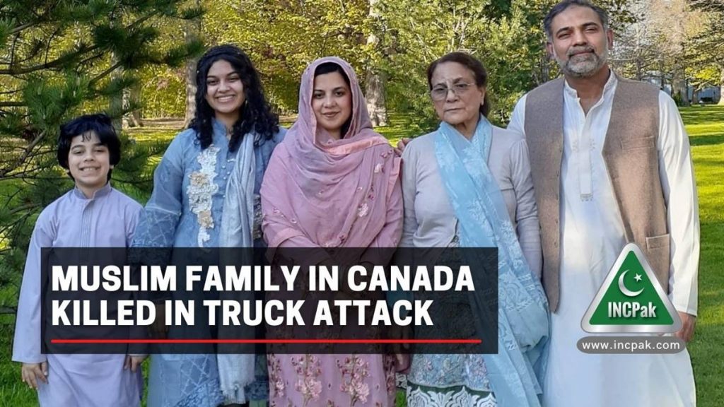 Canada Truck Attack, Muslim Family Canada