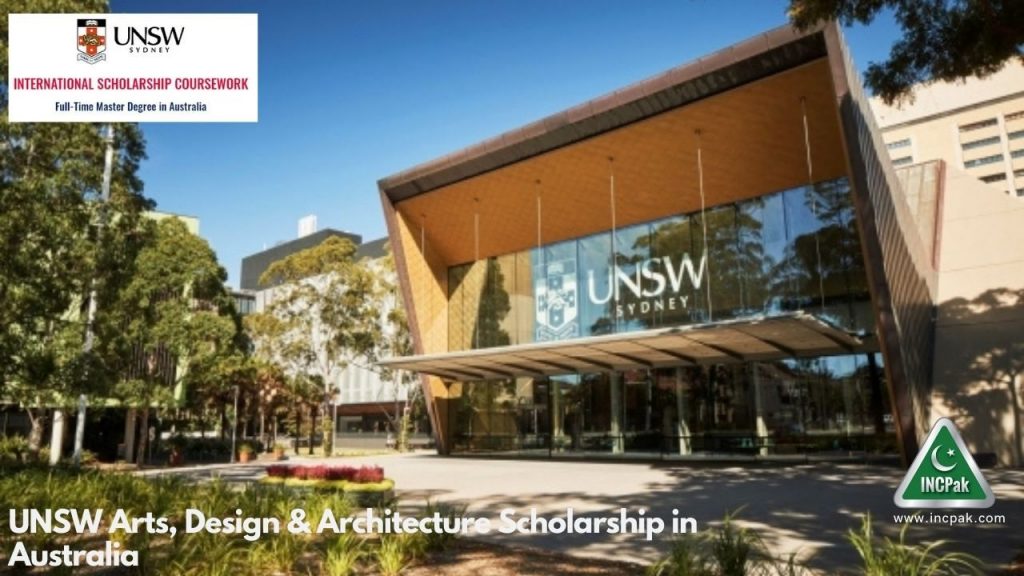 UNSW Arts, Design & Architecture Scholarship in Australia