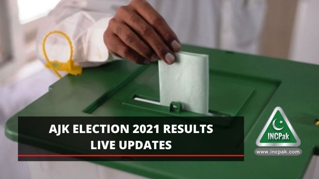 AJK Election 2021, AJK Election Results, AJK Election Results Live