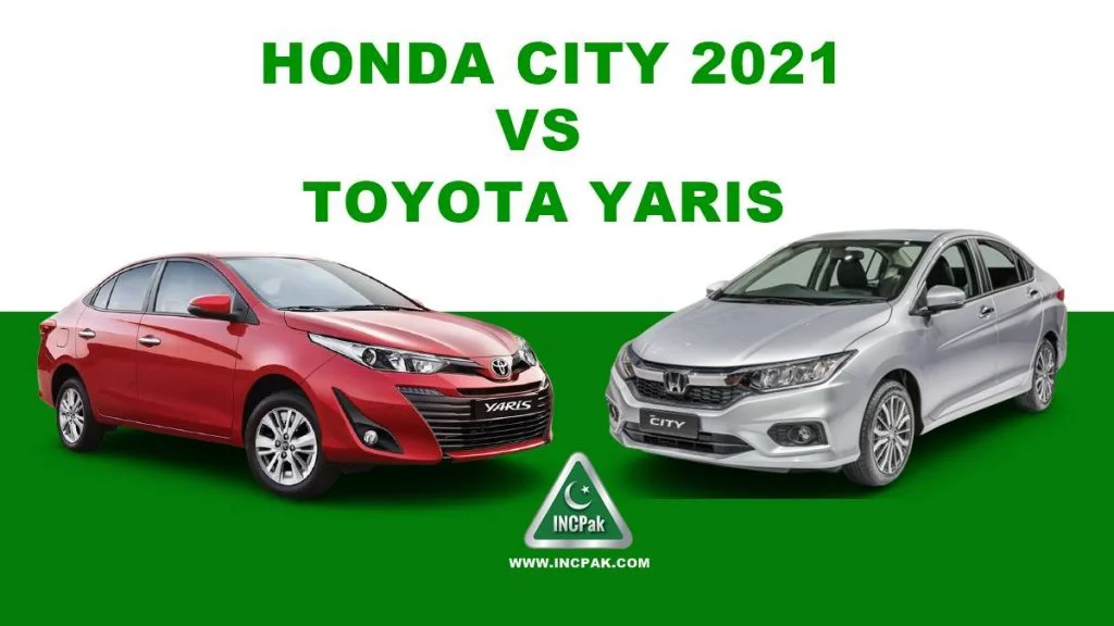  Honda ciudad frente a Toyota Yaris