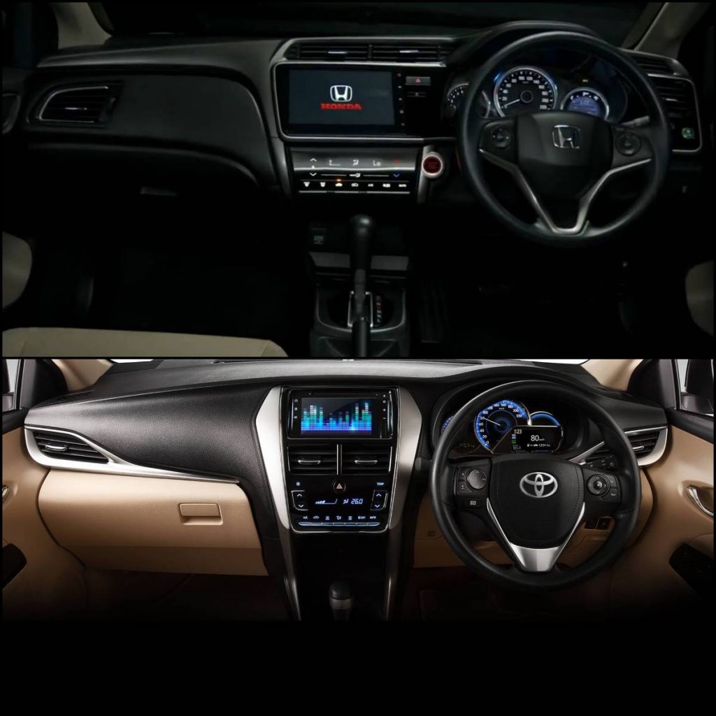 Honda City 2021 vs Toyota Yaris, Honda City 2021, 6th Generation Honda City , New Honda City 2021 vs Toyota Yaris, Toyota Yaris