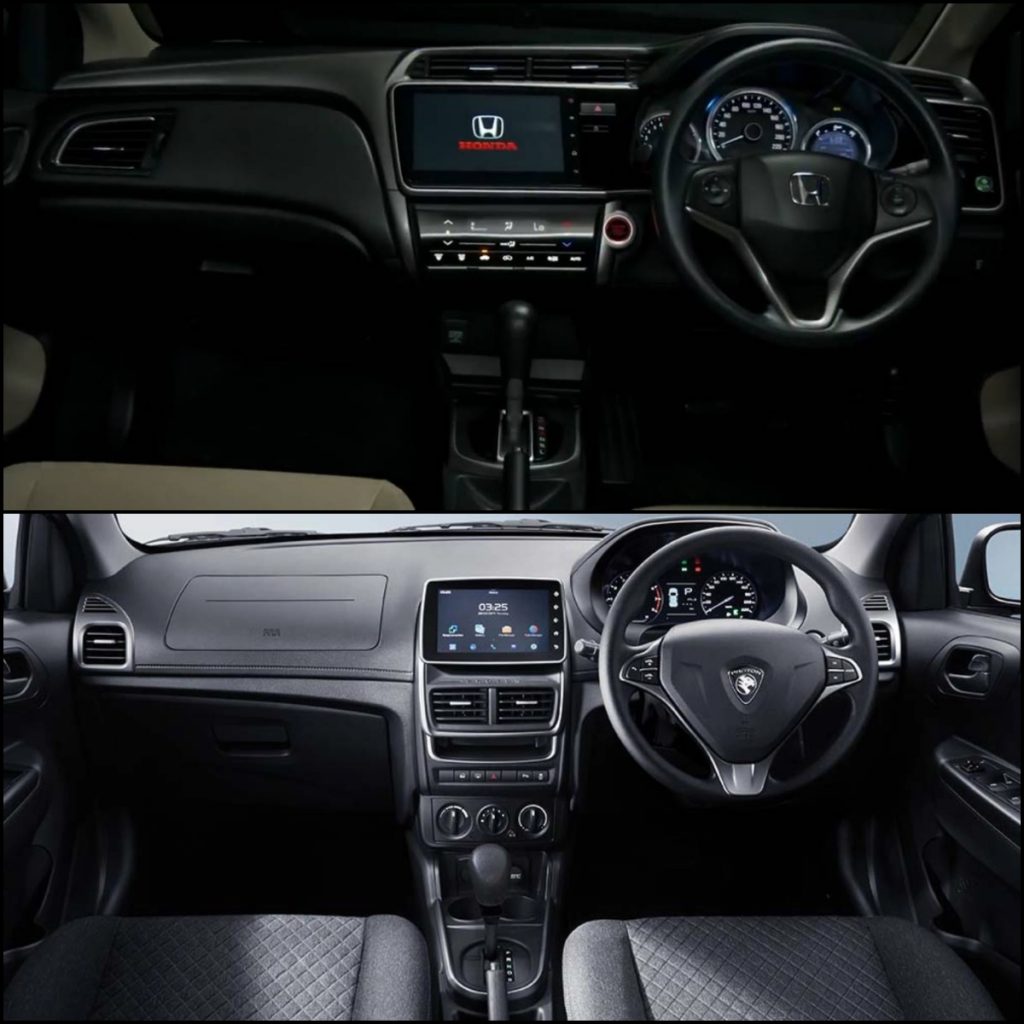 Honda City 2021 vs Proton Saga, New Honda City 2021 vs Proton Saga, 6th Generation Honda City vs Proton Saga, Honda City 2021, Proton Saga