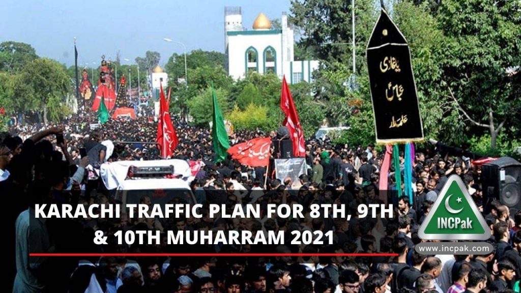 Karachi Traffic Plan, Karachi Traffic Plan Muharram, Karachi Traffic Plan Muharram 2021, Traffic Plan Muharram 2021