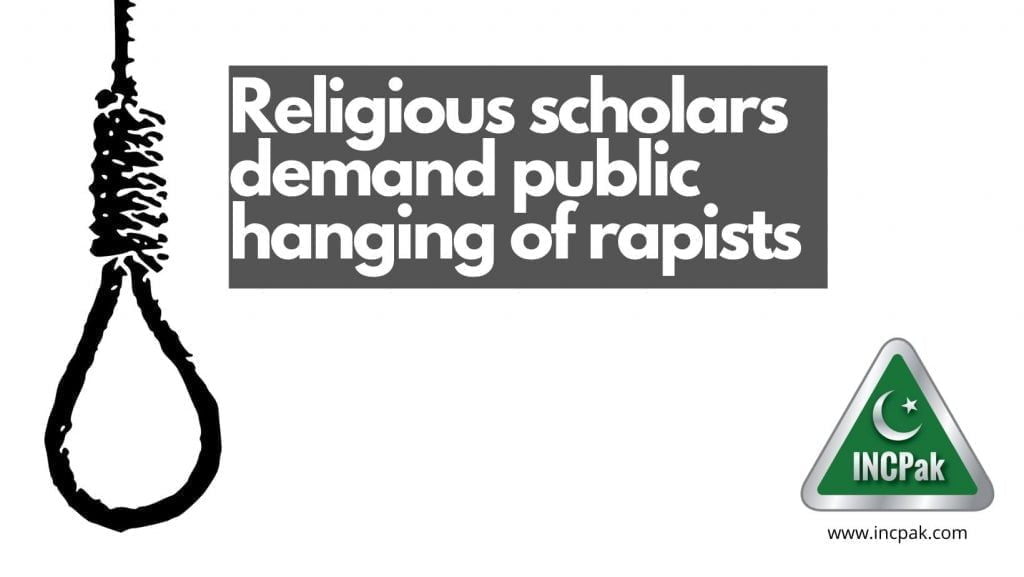 Public hanging rapists, religious scholars