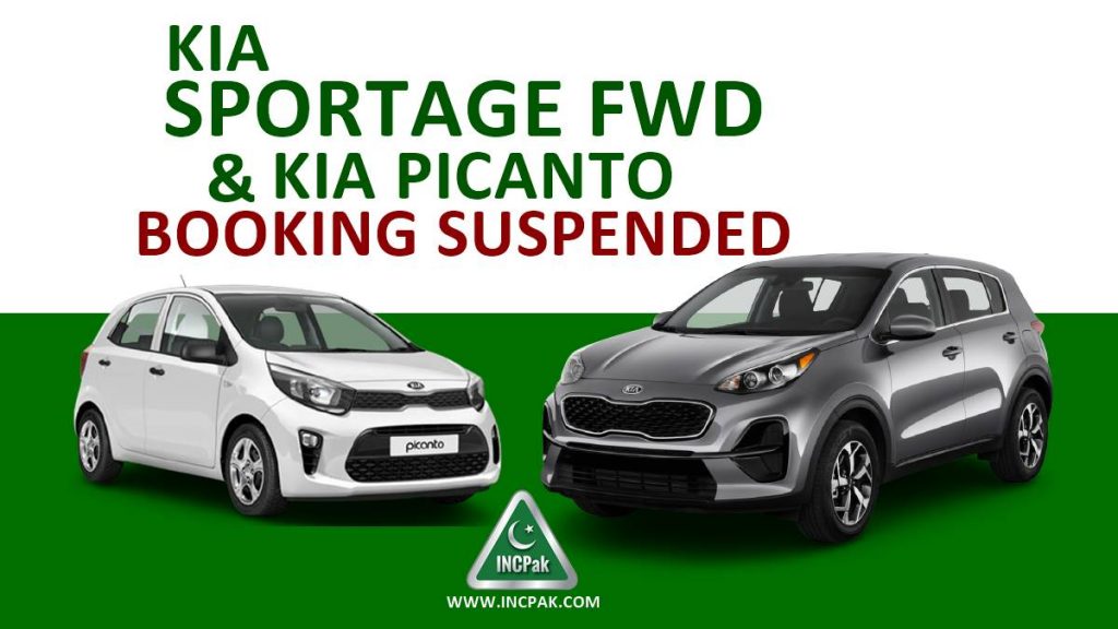 Kia Sportage Booking, Kia Picanto Booking, Kia Sportage Booking Suspended, Kia Picanto Booking Suspended