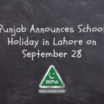 School Holiday Lahore, Punjab School Holiday, School Holiday