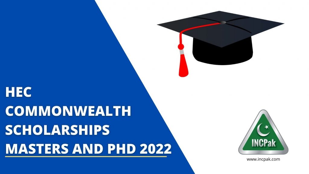 commonwealth scholarships for masters and phd