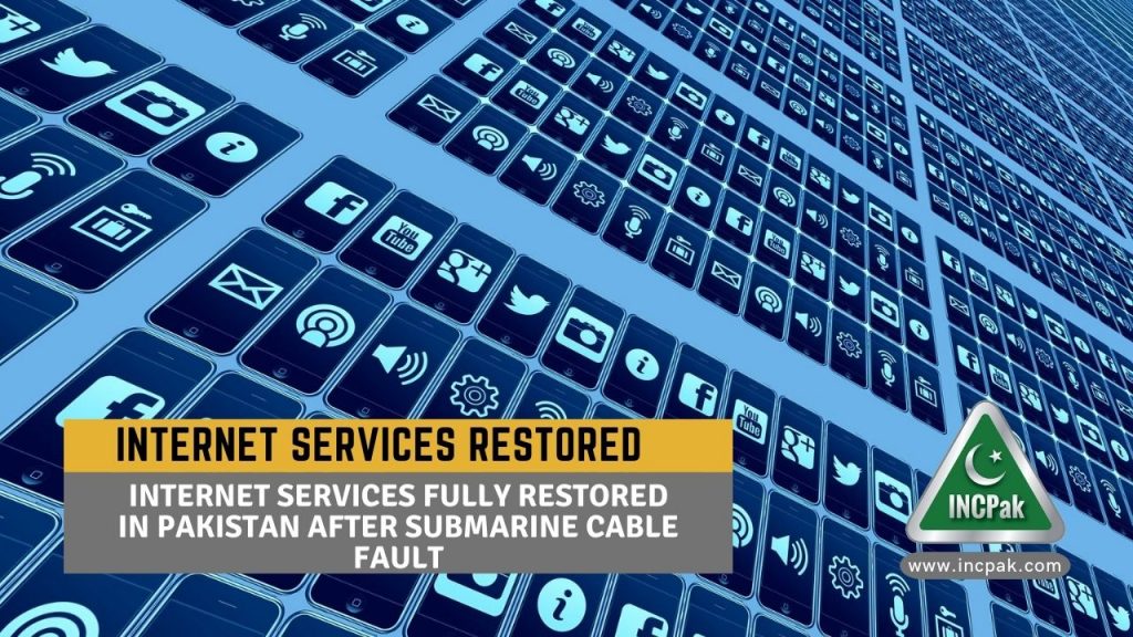 Internet Services Pakistan, Internet Pakistan, Submarine Cable Fault