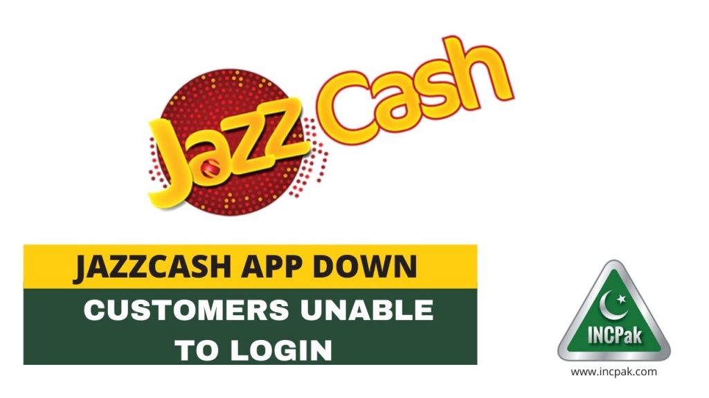 JazzCash, JazzCash App Down, JazzCash Down