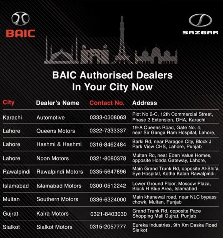 BAIC BJ40 Plus Booking, BAIC BJ40 Booking, BJ40 Booking, BJ40 Plus Booking, Dealership List