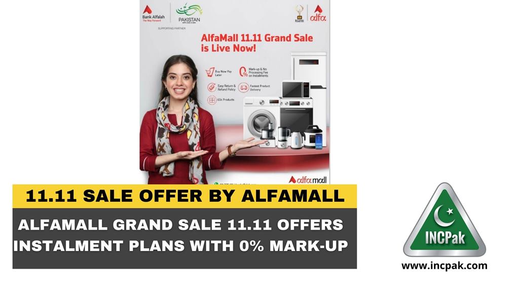 AlfaMall Grand Sale 11.11 Offers Instalment Plans with 0% mark-up