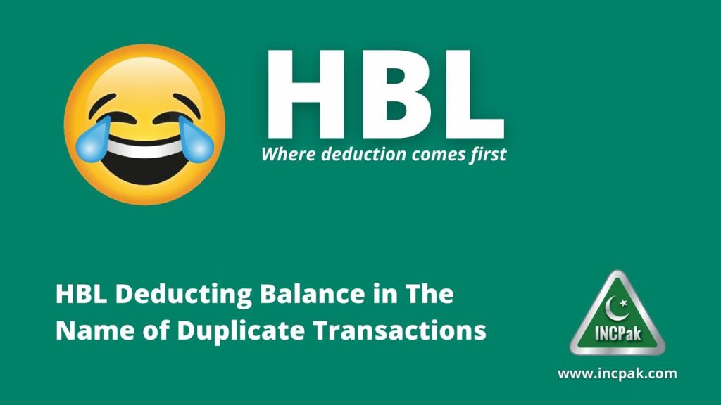HBL Balance, HBL Balance Deduction, HBL Deducting Balance, HBL