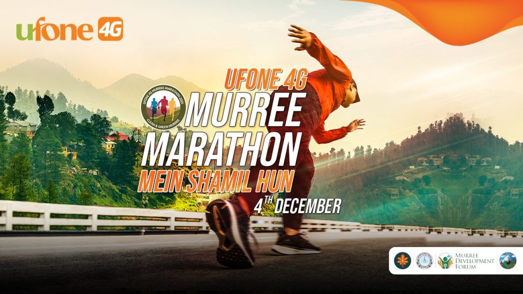 Ufone 4G Organizes Clean & Green Murree Marathon