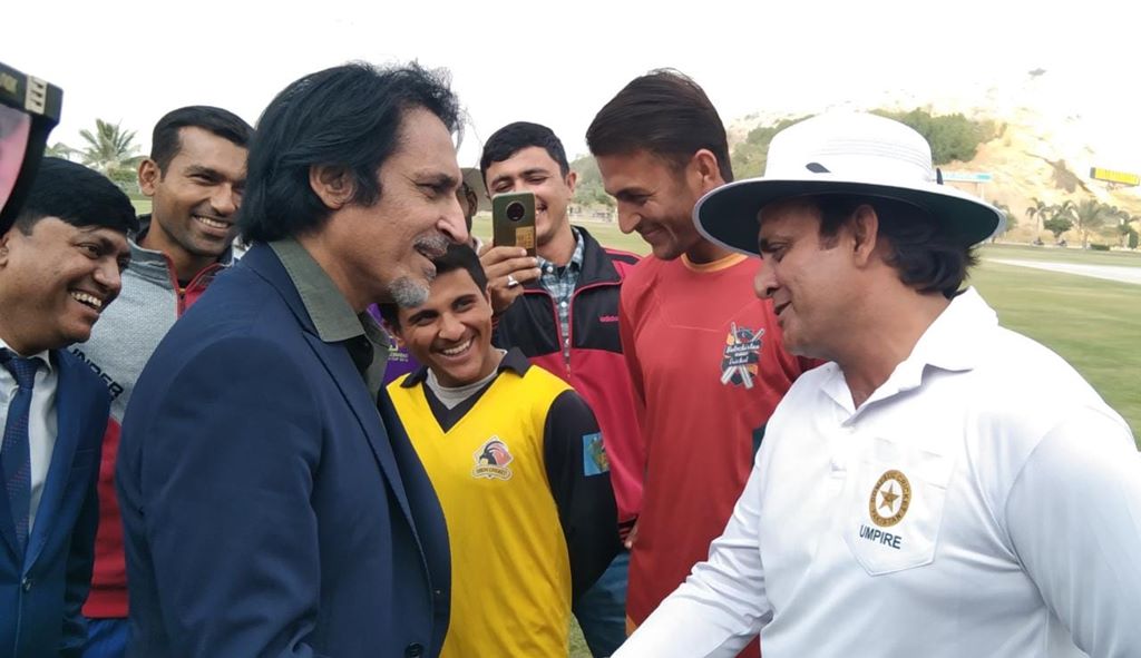 Chairman PCB Ramiz Raja visits Naya Nazimabad