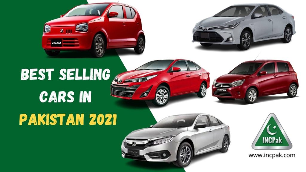 Best Selling Cars in Pakistan