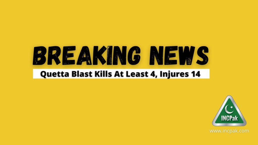 Quetta Blast, Quetta, Explosion